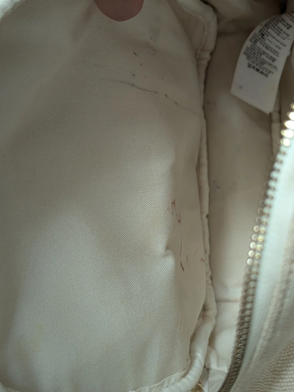 Chloé Kids Canvas & Brown Faux Leather Mini Backpack Cream/Tan
